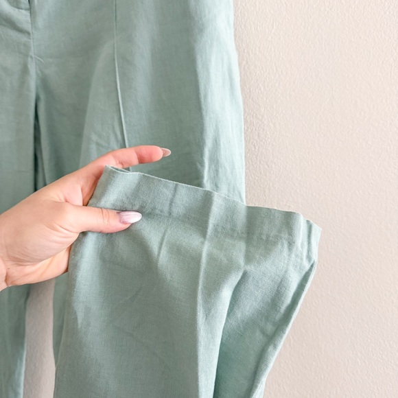 ASOS Design Curve Linen Cigarette Pants - Picture 6 of 8